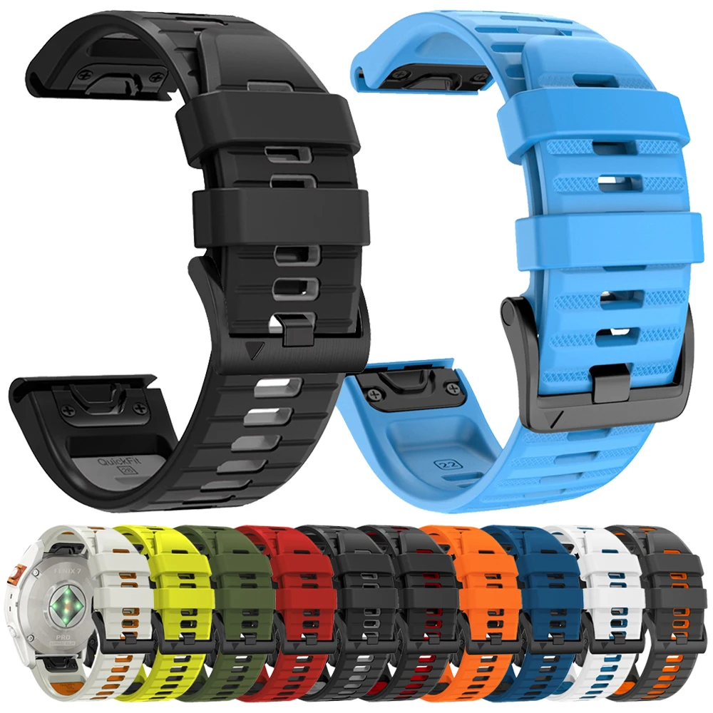 1:1 offizielles Quick fit Silikon armband für Garmin Uhr Vorläufer 965 935 Band für Garmin Ansatz s60 s62 s70 Instinkt 2x Correa Image