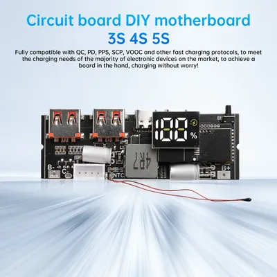 3s 4s 5s 65w 100w Lades chatz Dual C Port Zwei-Wege-Supers chnell ladung Mobile Power Module Platine Image