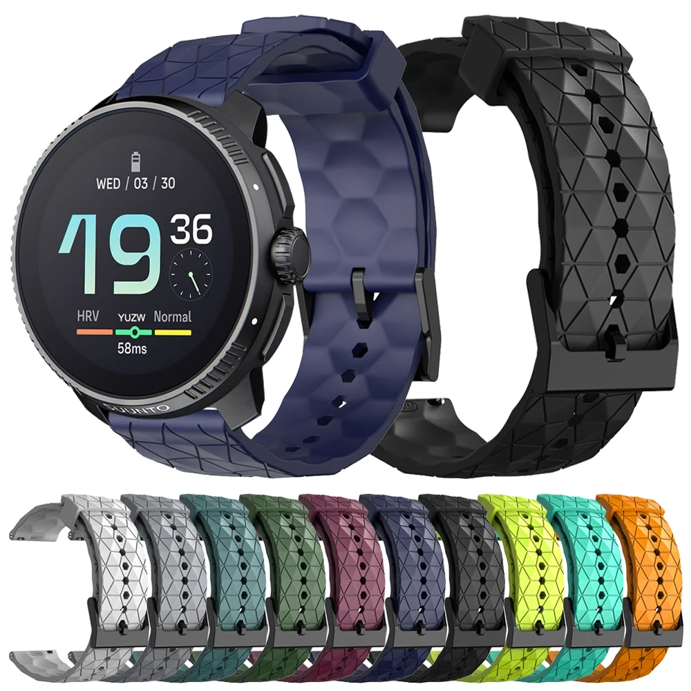 20 22 mm weiches Sport-Silikonarmband für SUUNTO VERTICAL 9 5 Peak DLC/PRO 3 Fitnessband für SUUNTO RACE Gürtel atmungsaktives Armband Image