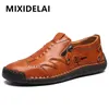 Marke Flache männer Casual Schuhe Handgemachte Weiche Leder Loafer Heißer Verkauf Männer Fahren Schuhe Turnschuhe Mokassins Große Größe Outdoor Schuhe
