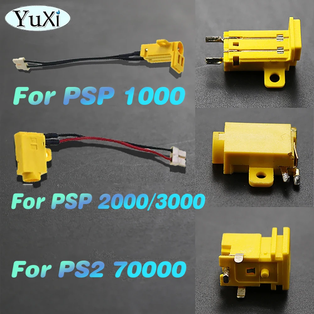1 Stück Power Lade Port Stecker Für PSP1000 2000 3000 DC Buchse Jack Für PS2 70000 Konsole Verbinden Zubehör Image