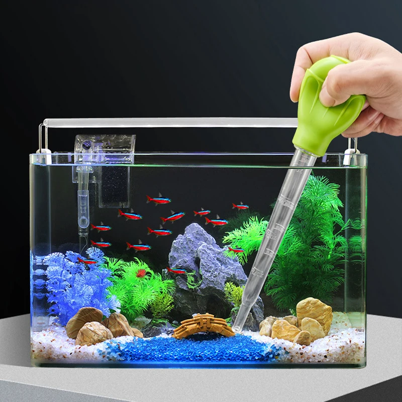 Aquarium Siphon verlängern Pipetten Aquarium Staubsauger einfaches Reinigungswerkzeug für Aquarium Wasserwechsler 29 cm 54 cm 30 ml 50 ml