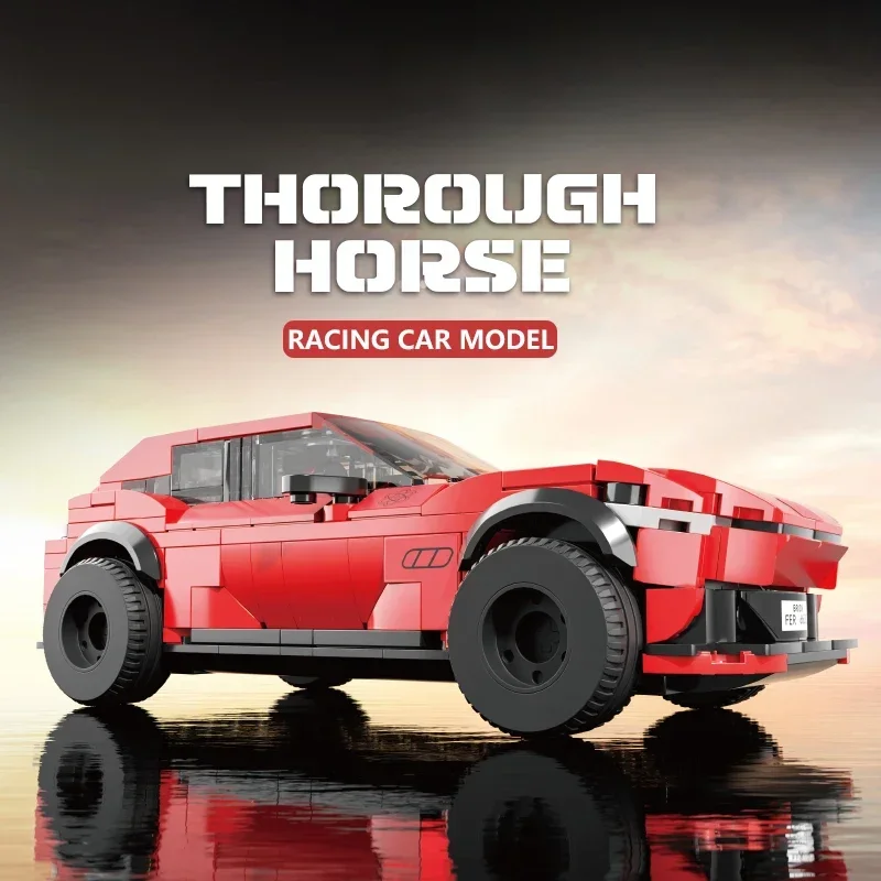 451PCS Off Road Fahrzeug Bausteine Stadt SUV Auto Modell Moc Ziegel Erwachsene Sammlung Desktop Display Kinder Spielzeug Urlaub Geschenke Image