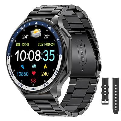 DT WATCH X Smart Watch 1.43 inch Smartwatch Fitness Running Watch Bluetooth Pedometer Call Reminder Fitness Tracker Compatible with Android iOS Men Long Standby Hands-Free Calls Waterproof IP 67 46mm