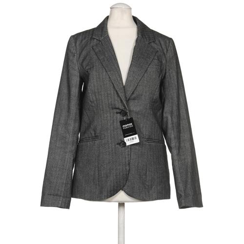 H&M Damen Blazer, Gr. 34, grau, Elasthan, Viskose