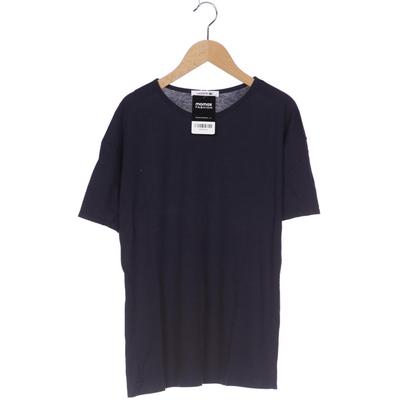 Lacoste Damen T-Shirt, Gr. 36, marineblau, Baumwolle, Lyocell