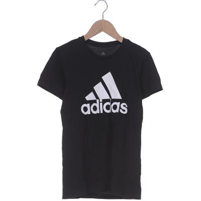 adidas Damen T-Shirt, Gr. 36, schwarz, Baumwolle