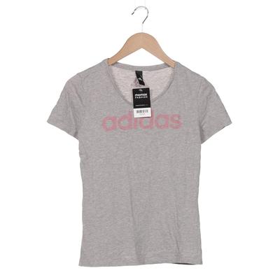 adidas Damen T-Shirt, Gr. 34, grau, kein Etikett