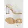 Steve Madden Damen Sandale, Gr. 38, cremeweiß, kein Etikett
