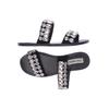 Steve Madden Damen Sandale, Gr. 37, schwarz, kein Etikett