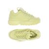 Fila Damen Sneakers, Gr. 36.5, gelb, Kunstleder, Leder