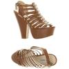 Steve Madden Damen Sandale, Gr. 38, braun, kein Etikett