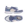 Asics Damen Sneakers, Gr. 37.5, blau, Kunstleder, Leder