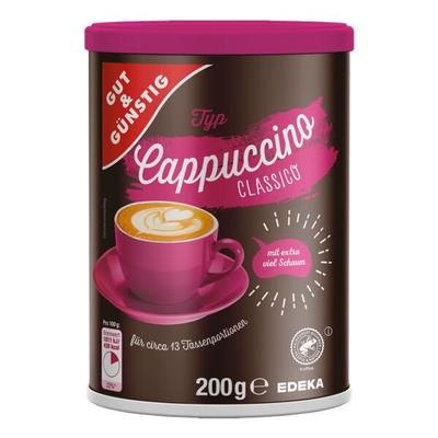 Gut und Günstig »Cappuccino Classico« instant Kaffee-Spezialität (13 Portionen) braun