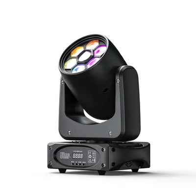 Yiflamefly 150W Bee Eye Gobo Moving Head Lights 6X10W RGBW Stage Lights DMX512 DJ Lights For Disco