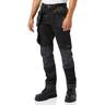 Dewalt - Dewharr3229-tb Harrison PRO-Pantaloni Elasticizzati Vita 32' Gamba 29', Nero/Grigio, 32W /