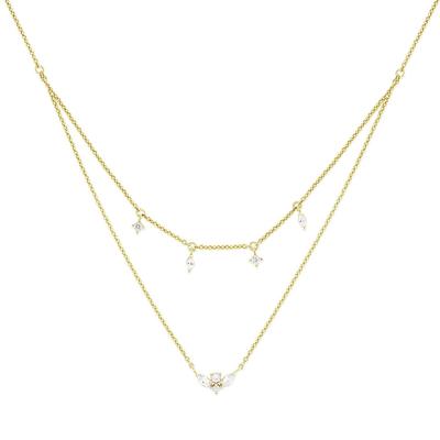 FAVS - Kette 925er Silber Ketten 1 ct Damen