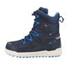 Winterstiefel TROLLKIDS "KIDS FINNMARK WINTER BOOTS", Gr. 38, blau (navy, medium blau), Leder, Synthetik, mehrfarbig, sportlich, Schuhe, wasserdicht, Schnellverschluss mit Schnürsenkel