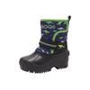 Winterstiefel KANGAROOS "K-Shell II", Damen, Gr. 29, schwarz (dk navy, kang), Synthetik, Textil, sportlich, Schuhe, Snowboots, Winterboots, Winterschuhe, mit Klettverschluss