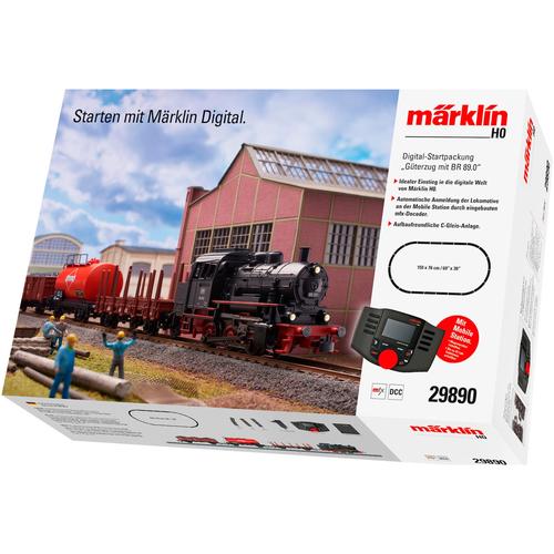 Modelleisenbahn-Set MÄRKLIN ""Märklin Digital-Startpackung Güterzug mit BR 89 - 29890"" Modelleisenbahnen bunt Kinder Made in Europe