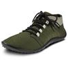 Barfußschuh LEGUANO "BEAT", Damen, Gr. 43, grün (dunkelgrün), Textil, sportlich, Schuhe, Freizeitschuh, Halbschuh, Schnürschuh für Maschinenwäsche geeignet