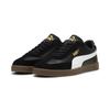 Sneaker PUMA "PUMA Club II Era Sneakers Erwachsene", Gr. 46, schwarz-weiß (schwarz, weiß gold), Obermaterial: Kuhleder, Synthetik; Futter: Textil, Synthetik; Innensohle: Textil; Laufsohle: Gummi, Schuhe