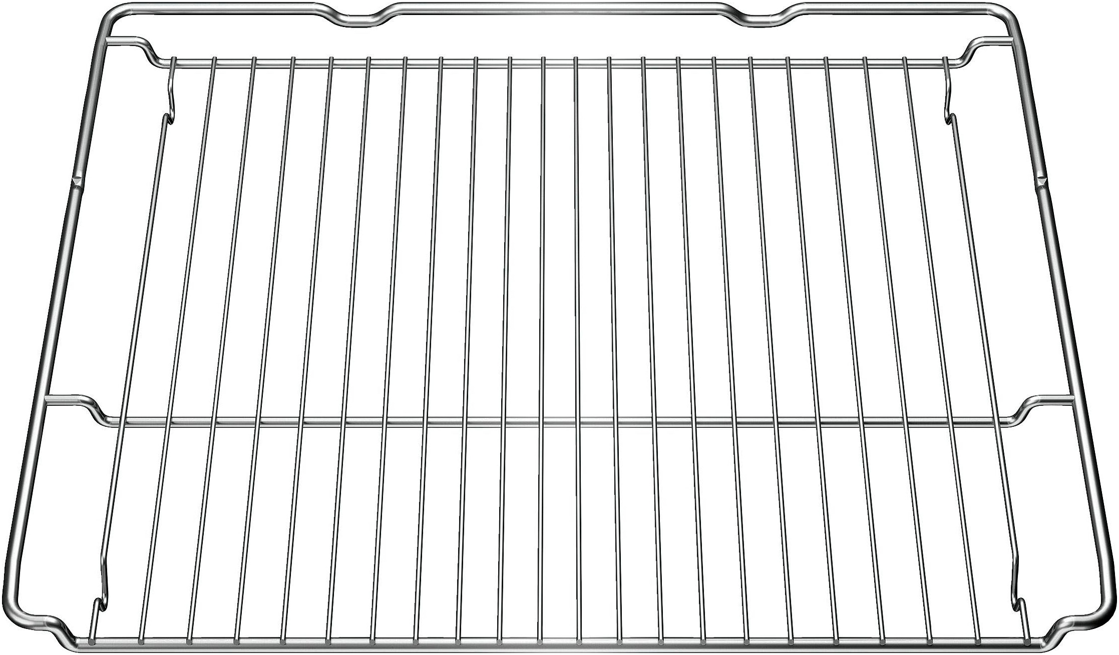 SIEMENS Grillrosteinsatz "HZ664000", edelstahl, B/H/T: 45,5cm 5,9cm x 37,5cm, Backbleche