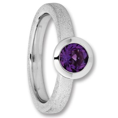Silberring ONE ELEMENT "Amethyst Ring aus 925 Silber" Gr. 58, silber, Fingerringe, Damen, 58, Silber 925 (Sterlingsilber), Damen Silber Schmuck Image