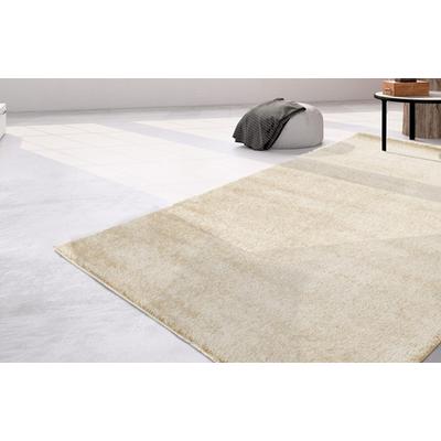 Teppich ARTE ESPINA "Swing 8100", beige (creme, weiß), B:200cm H:43mm L:200cm, Polyester, Teppiche, Sehr weiche Haptik, vielfältig kombinierbar Image