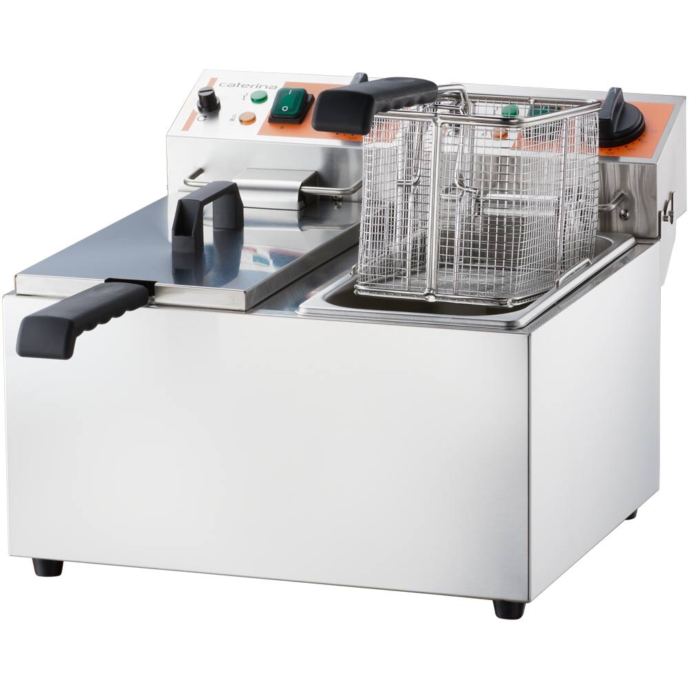 Stalgast Doppel-Fritteuse CATERINA, 2x8 Liter, 415x430x315 mm (BxTxH), 2x 2 kW 230 V Image