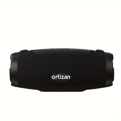 TEMU Ortizan 100w Wireless - Portable Wireless , Bass, 12 Time, , , Usb, Led - Subwoofer For Parties & Camping