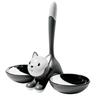 Alessi - Gamelle Animaux - Gris - Acier inoxydable - Designer Miriam Mirri