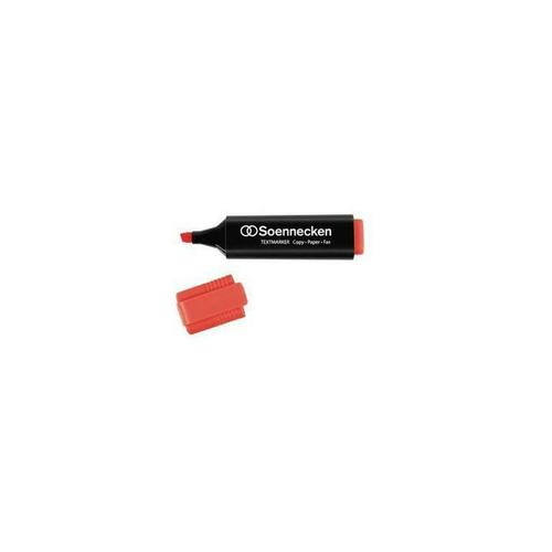 Soennecken - Textmarker 2-5mm rot Keilspitze 2-5mm rot Keilspitze