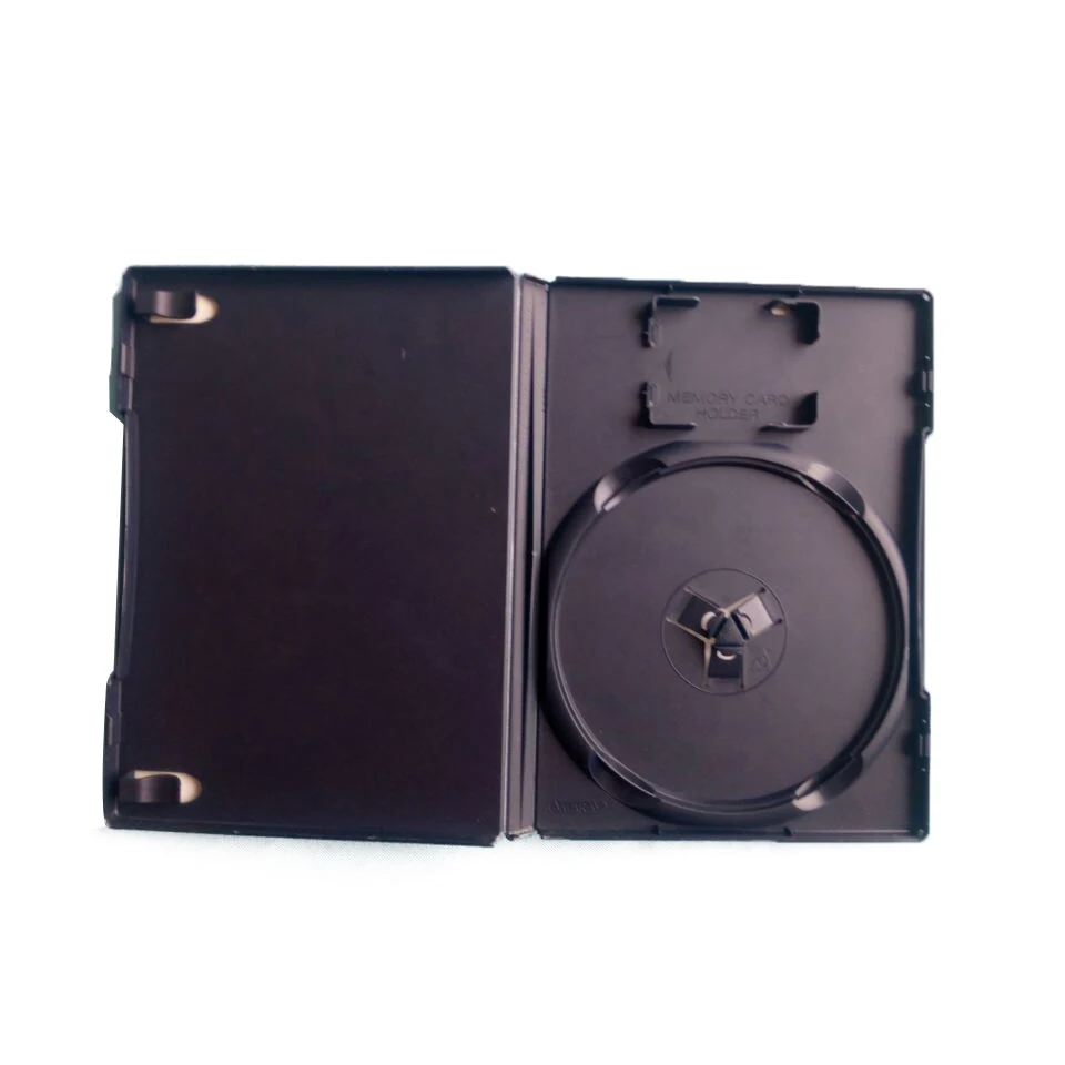 Hochwertige schwarz-blaue Farbe Gehäuseschale Maschinengehäuseabdeckung OEM für PS2 für Playstation 2 Ersatz-CD-Box