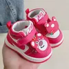 Neue Baby Mädchen Turnschuhe Bord Schuhe Cartoon Drucke Weichen Boden Nicht-slip Kinder Casual Wanderschuhe Junge Kinder Kinder schuhe