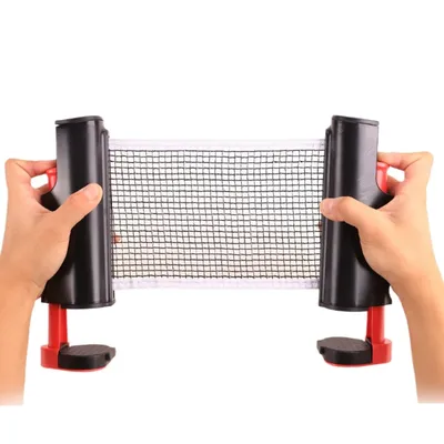 Heißer Tischtennis Net Überall Versenkbare Rack Sport Tragbare Ersatz Ping Pong Post Net Übung Zubehör Ausrüstungen Image