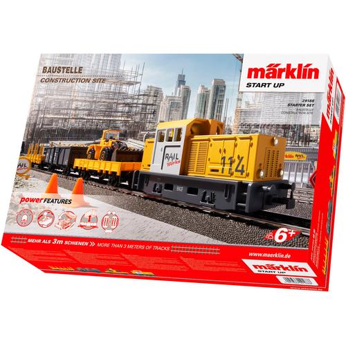 Modelleisenbahn-Set MÄRKLIN ""Märklin Start up - Startpackung Baustelle 29188"" Modelleisenbahnen gelb Kinder Made in Europe