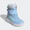 Winterstiefel ADIDAS SPORTSWEAR "WINTERPLAY KIDS STIEFEL", Kinder, Gr. 34, blau (glow blau, blau spark metallic, clear mint), Textil, Synthetik, sportlich, Schuhe, Snowboots, Winterboots, Winterschuhe