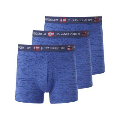 Retro Pants JAN VANDERSTORM "3er Pack Retropant NORIK", Herren, Gr. 5XL, blau, Obermaterial: 95% Baumwolle. 5% Elasthan.