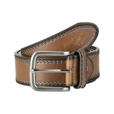 Synthetikgürtel JAN VANDERSTORM "Gürtel WALRAM", Damen, Gr. 155, braun, Obermaterial: 60% Polyurethan PU. 40% Rindsleder Leather cow., unifarben, casual, Gürtel Image
