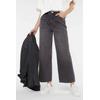 Regular-fit-Jeans SENSES.THE LABEL, Damen, Gr. 32, Normalgrößen, grau (grau washed), Material: 100% Baumwolle, vintage, casual, regular fit, Jeans, aus Baumwolle