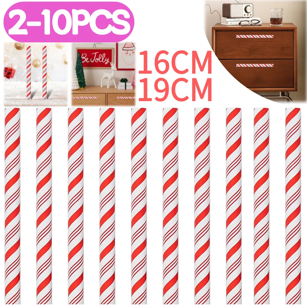 Weihnachten Pfefferminz Tür knauf umfasst dekorative Schrank Kommode zieht kreative Schubladen knöpfe für Weihnachten Home Decoration Image