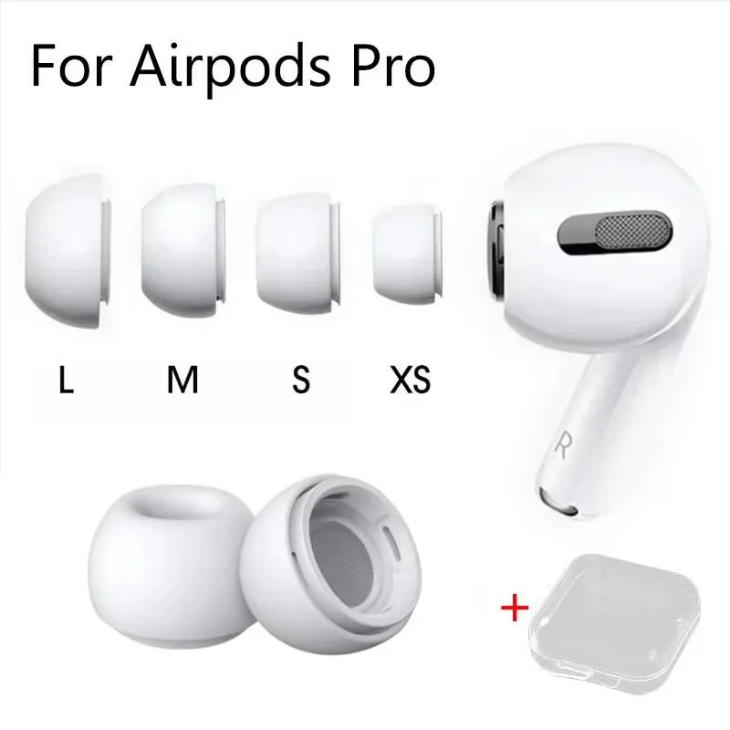 R Ohrstöpsel für Airpods Pro 1/2 Ohrpolster Silikonhülle Druckentlastungsloch Ohrkappen Kissen Ohrstöpsel Knospen Kopfhörer Air Pods Pro Image