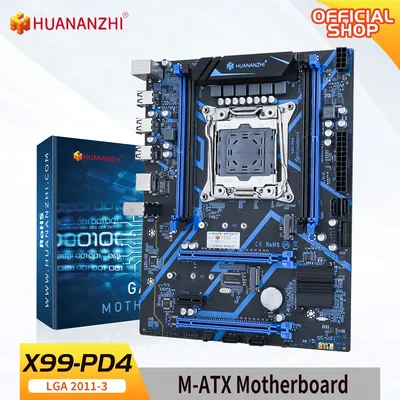 HUANANZHI X99 PD4 LGA 2011-3 XEON X99 Motherboard support Intel E5 V3 V4 All Series DDR4 RECC