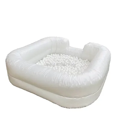 popular PVC white inflatable pool Indoor ball pool Airtight mini inflatable ball pool