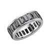 Giorgio Martello Milano Ring mit schwarzen Zirkonia, Silber 925 52 Schwarz Damen