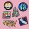 Originalità USA Turismo Magnete per frigorifero Souvenir New York Washington Mappa Paesaggio Adesivi per frigorifero Set regalo Decorazione della casa