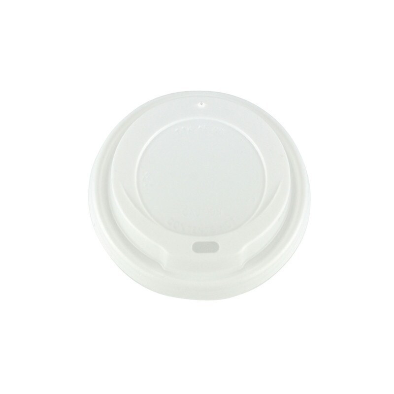 DayBays 36000 Stk. Deckel für Kaffeebecher Ø80 mm "Coffee To Go Becher Deckel für 200ml/300ml" weiß Image