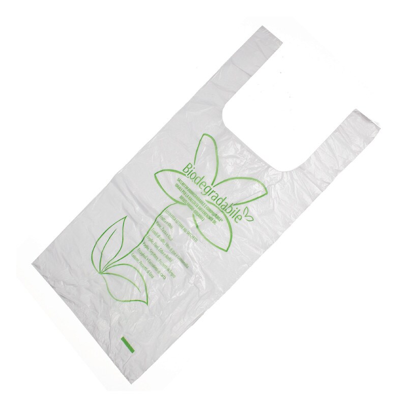 DayBays 10000 Stk. Bio Knotenbeutel auf Rolle 5 Kg 22+12x47 cm Biodegradable HDPE Transparent Extra Stark Image