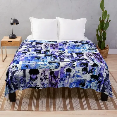 DABI MANGA PANEL COLLAGE Throw Blanket Travel Blanket Bed linens blankets for beds blankets throw blanket